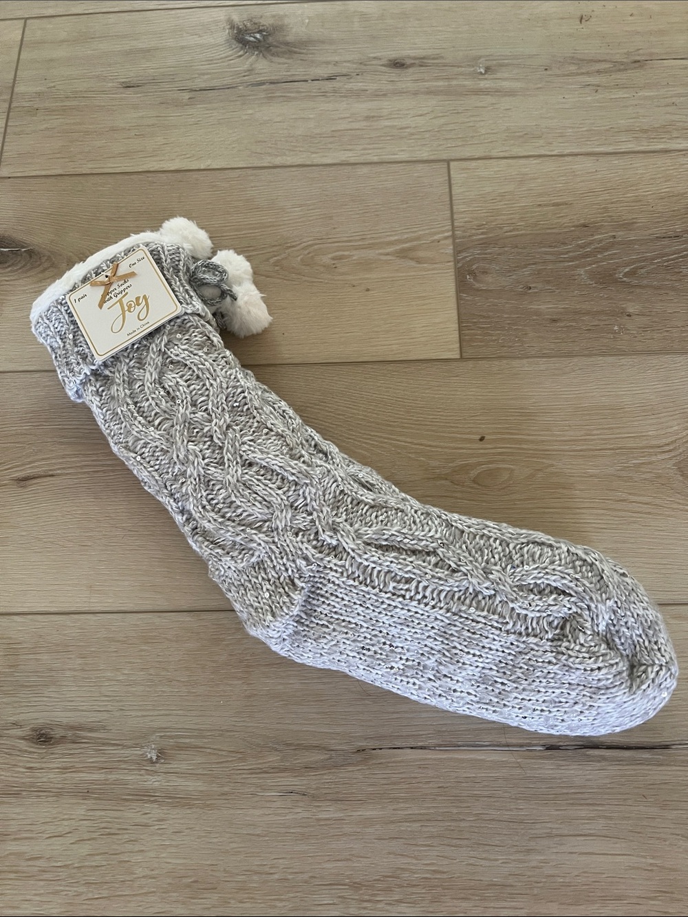 Joy Slipper Socks with Grippers
